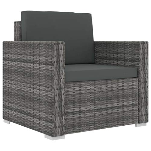 vidaXL Gartenmöbel 11-TLG. mit Auflagen Lounge Möbel Sitzgarnitur Gartengarnitur Sitzgruppe Sofa Gartenset Gartensofa… – Bild 5