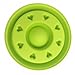 Pet Cuisine Slow Feeder Dog Bowl Anti-Gulping Interactive Puppy Slower Food Feeding Dishes Green Heart
