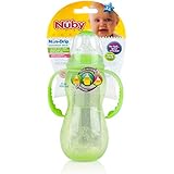 Nuby Non-Drip 3-Stage Grow Nurser, 11 Ounce, Colors May Vary