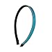 CN 10pcs Headbands for Girls, Glitter Cute Rainbow Hairbands, Non-Slip Headhoop Printed Mermaid Hair Accessories for Children Teens Girls Kids Headband (Solid Color)
