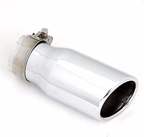 Stainless Steel Exhaust Tail Pipe Silencer Muffler Tip Pipes Cut Exhaust Tip for 07-15 Jeep Wrangler JK