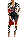 NVXIYYA Women Color Block Two Piece Outfit Long Sleeve Striped Jacket Pants Set Tracksuit
