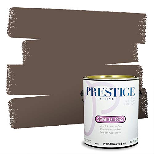 PRESTIGE Paints Interior Paint and Primer In One, 1-Gallon, Semi-Gloss, Compara…