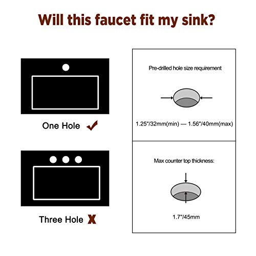 RODDEX Waterfall Bathroom Faucet Glass Single Handle Solid Brass Basin