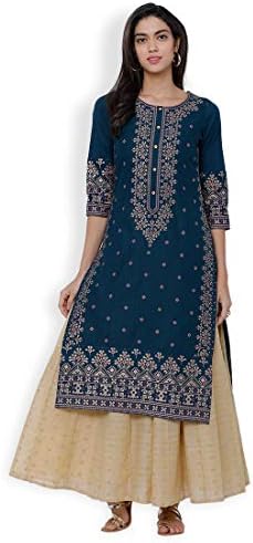 Folklore Women's Straight Kurta