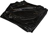 6' x 6' Dry Top Black Drawstring 8-mil Poly Tarp Item #500660