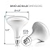 Hyperikon BR40 LED Bulb, 15W (100W equivalent), 1340lm, 4000K (Daylight White), CRI 90+, Wide Flood Light, 110° Beam Angle, Medium Base (E26), Dimmable, UL and ENERGY STAR - (Pack of 4)