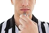 Whistle includes 2 Pack of Stainless Steel Whistles with Lanyard, Loud Crisp Sound Perfect for any Coach, Referee, Sports, Survival, Emergency or Sporting Event