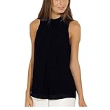Froomer Women's Summer Sleeveless Shirt Chiffon Tank Tops M