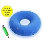 Great Father's Day Gift_Premium Inflatable Donut cushion comfortable for Hemorrhoid ,Back and Tailbone Pain relief. Medical Donut Cushion ideal for Coccyx pain, Bedsores, Child Birth, and Pregnancy