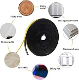GUKOY Weather Stripping Self Adhesive Foam Tape 6mm x 1.5mm 20m Black view 7