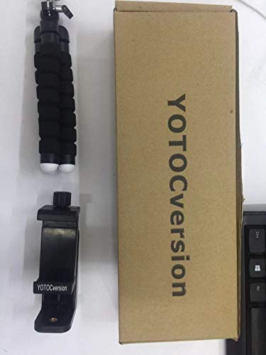 YOTOCversion Cell Phone Tripod, Premium Phone Tripod, Flexible Tripod with Wireless Remote Shutter, Compatible with iPhone/Android Samsung, Mini Tripod Stand Holder for Camera GoPro/Mobile Cell Phone