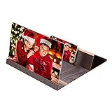 [Upgrade] Screen Magnifier, JCBABA 12 inches Screen Magnifier 3D Cell Phone HD Movie Video Amplifier with Foldable Holder Stand for Samsung Galaxy S7/ S7 Edge, All Other Smart Phones (Deep)