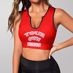 Custom Bras for Women - Personalized Crop Tops with
