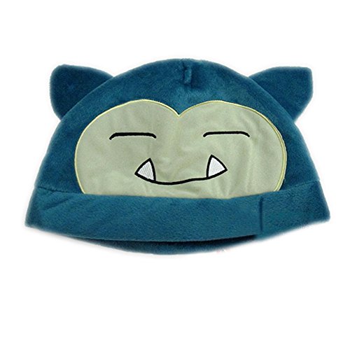 Snorlax Hat Cute Cap Plush Hat Cosplay Hat Beanie Blue