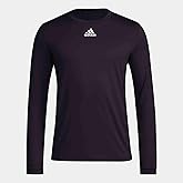 adidas Mens LS Pregame Bos Tee Black SM