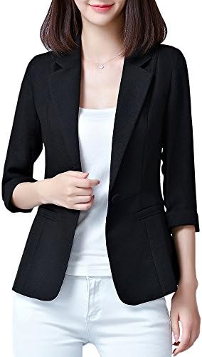 LATUD Women's One Button Blazer Jacket Suit