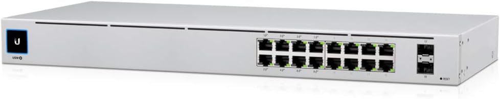 Ubiquiti UniFi 16 Port PoE Managed L2 L3 Gigabit Ethernet Switch USW-16-POE