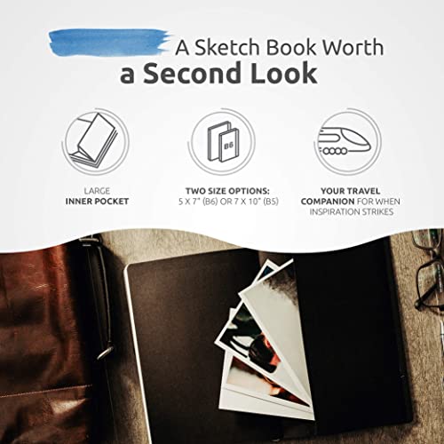 B5 Large Sketchbook for Drawing Drawing Notebook with Thick 120 GSM