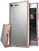 Ringke Xperia XZ Premium Case Fusion Crystal Clear PC Back TPU Bumper Drop Protection/Shock Absorption Technology Raised Bezels Protective Cover - Rose Gold Crystal