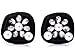 Women’s Black Pearl Statement Earrings Inspired by Breakfast at Tiffany’s