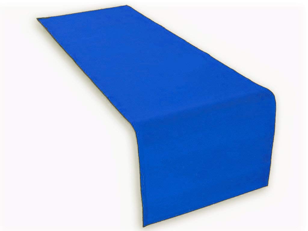 1 x Table Runner 45x150 cm in Royal Blue (17,71 x 59,05 inch) 100% Cotton 285 gr/qm. High Quality. Lemos-Home.