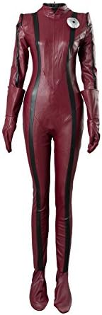 Newhui Bayonetta 2 Jeanne Cosplay Costume Women's Halloween Cosplay Jumpsuit