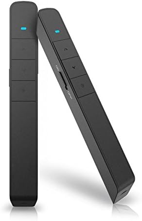 HIGHROCK Wireless Presenter remote control,RF 2.4GHz Presentation Clicker PPT Pointer with USB Plug
