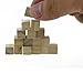 Fyess 200PCS 1CM Wooden Cubes, Craft Wood Blocks Natural Unfinished Wooden Blocks Craft Cubes DIY Wood Cubes Math Wood Square Blocks, Puzzle Making and DIY Projects