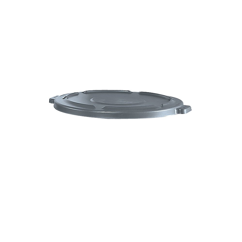 Rubbermaid FG265400GRAY Brute Flat Lid for 55 gal Round Containers, Gray