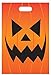 JOYIN 72 Pcs Halloween Pumpkin Goodie Bags for Kids Trick-or-Treat, Halloween Trick or Treat Bags Plastic Pumpkin Candy Bags for Halloween Party Favors Party Supplies, Halloween Treats