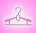 Royal Cloak Cascading Pink Baby Clothes Hangers, Great Closet Organizer & Nursery Storage for Small Spaces
