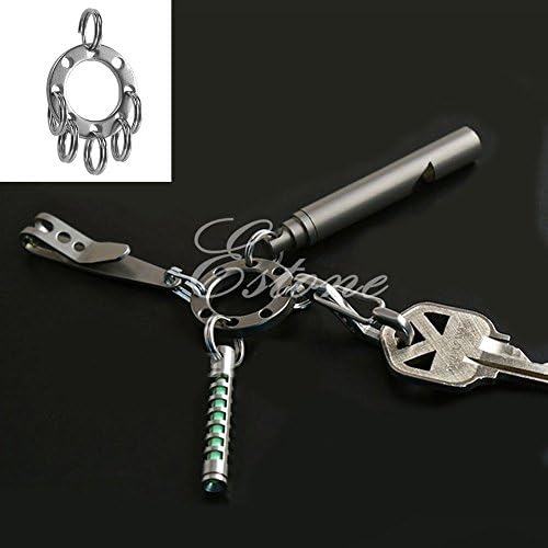 1pc Utility Removable UFO Buckle Durable Keychain Outdoor EDC Tool Mini Key Ring