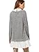 SheIn Women's Contrast Collar And Hem Color Block 2 In 1 Basic Sweater Skirt Dress