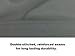 Comfort Crazy Body Pillow Case, 100% Cotton, 400 Thread Count Cover for 20x54 Body Pillow, Gray