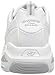 Skechers Sport Women's D'Lite Ultra-Illusions Fashion Sneaker, White Silver, 9 M US