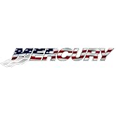 JB Mercury American Flag Carpet Graphic Sticker 24 inch