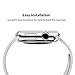 Apple Watch 42mm Series 3 / Series 2 Case, NSR New Design Slim PC Hard Screen Protector Cover Case for iWatch Series 3 / Series 2 42mm - Clear