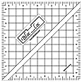 Bloc Loc - Half Square Acrylic Triangle Ruler, 5.5 Inches