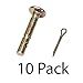 Cub Cadet 738-04124A and 714-04040 Shear Pins and Cotter Pins - 10PK primary