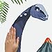 RoomMates RMK4104GM Brachiosaurus Dinosaur Peel and Stick Giant Wall Decals, Blue, Green
