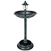 Heartland America 33inch Bird Bath with Solar Lamp