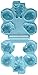 Sweet Creations Spring Shapes Cake Pop Press Mold, Blue
