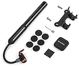 Bike Pump with Extendable Hose (For Effortless Pumping) and Bonus Puncture Repair Kit! This Portable Bicycle Pump is Perfect for Presta and Schrader Valves.