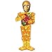 Kurt Adler Lighted Tinsel Fabric C3PO Decoration, 28-Inch