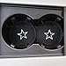 2 Pack 2.75 inch for Oakland Raiders Car Interior Accessories Anti Slip Cup Mat for All Vehicles (Dallas Cowboys)