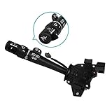 Turn Signal Wiper Switch Windshield Dimmer Fit D6299A 12450067 for Buick Rainier Cadillac Escalade ESV EXT Chevy Avalanche Silverado Tahoe SSR Trailblazer GMC Envoy Sierra Yukon Hummer Oldsmobile