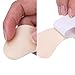 Senkary 8 Pairs Shoe Heel Grips Liner Self Adhesive Shoe Insoles Inserts Heel Cushion Pads Stickers Foot Care Protector (Black and Khaki)