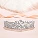 Princess Crown - Tiaras and Crowns for Girls - bridal crowns for wedding - Gift Topper for Loved One, Bridal, Birthday, Party, Prom (Silver Crown)