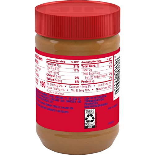 JIF CREAMY PEANUT BUTTER, 16 OUNCES